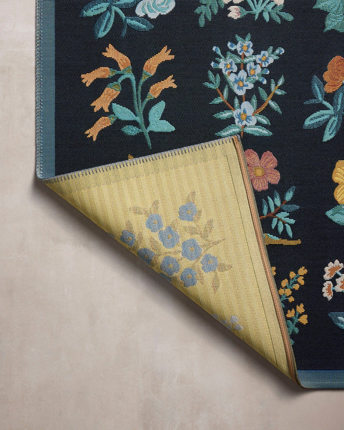 Wild Forever Rug Wildflower Indoor/Outdoor Rug – Meadow Blu