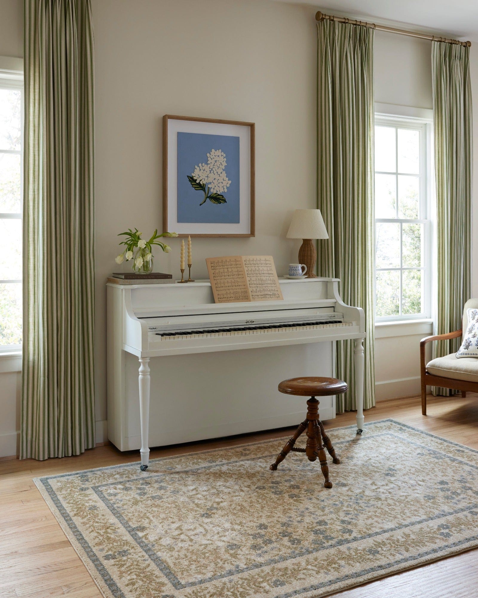 Wildwood Garden Rug – Meadow Blu