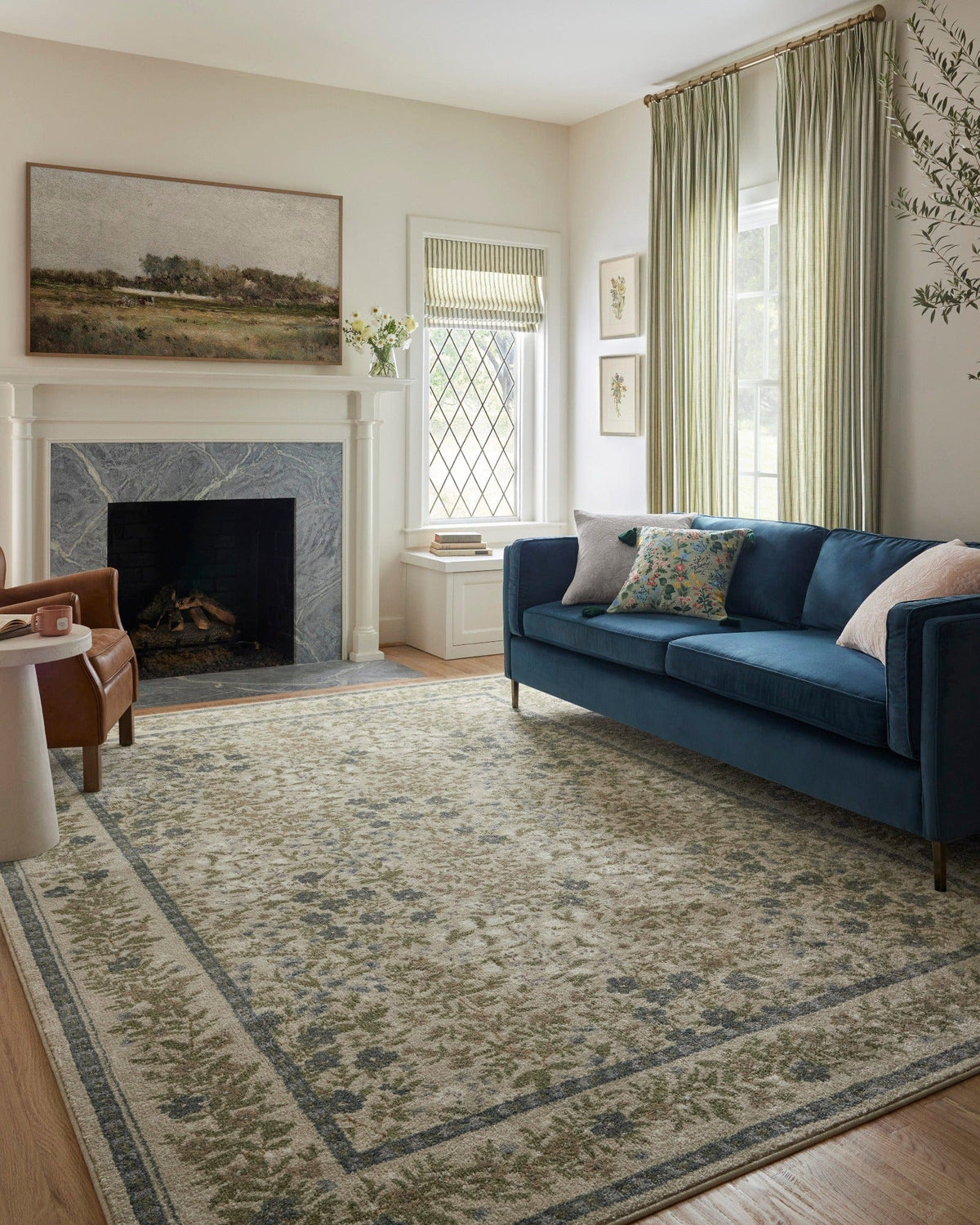 Small Garden Rugs Wildwood Garden Rug – Meadow Blu