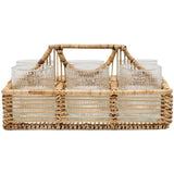 Lombard Natural Glassware Caddy Kitchen Tools BP006299 08415971061219
