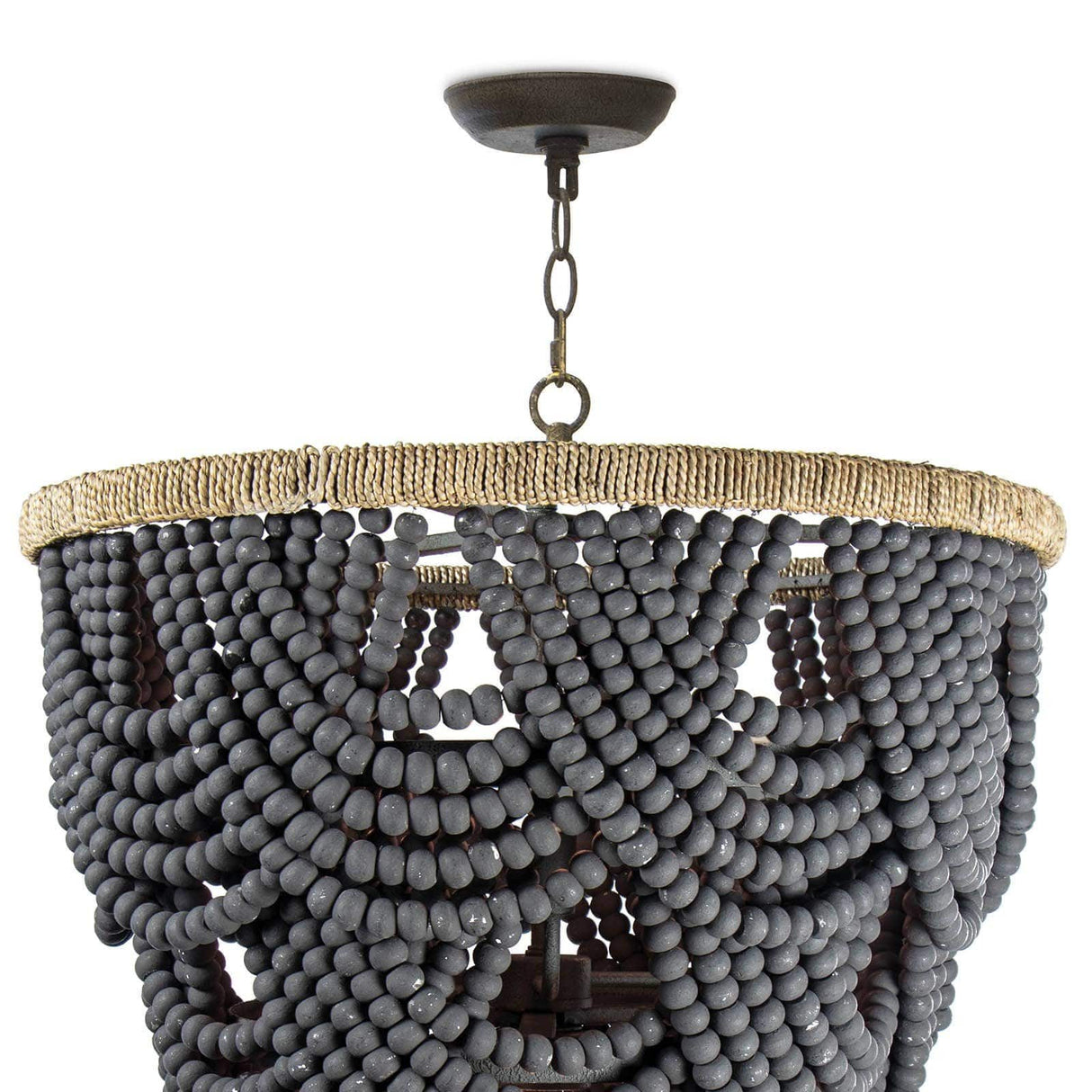 Lorelei Wood Bead Chandelier Chandelier