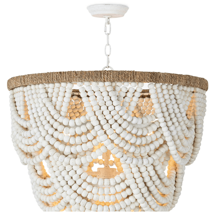 Lorelei Wood Bead Chandelier Chandelier