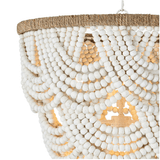 Lorelei Wood Bead Chandelier Chandelier