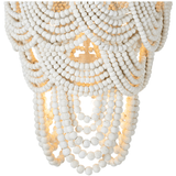 Lorelei Wood Bead Chandelier Chandelier