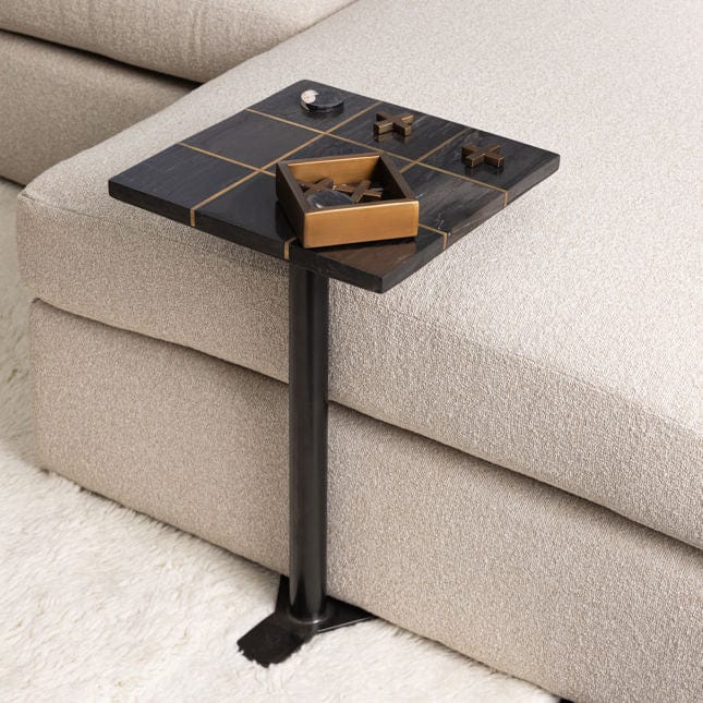 Lucy Tic-Tac-Toe Table Side Table DOV22023-BLCK