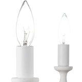 Ludwig White Chandelier Chandeliers 9000-1340