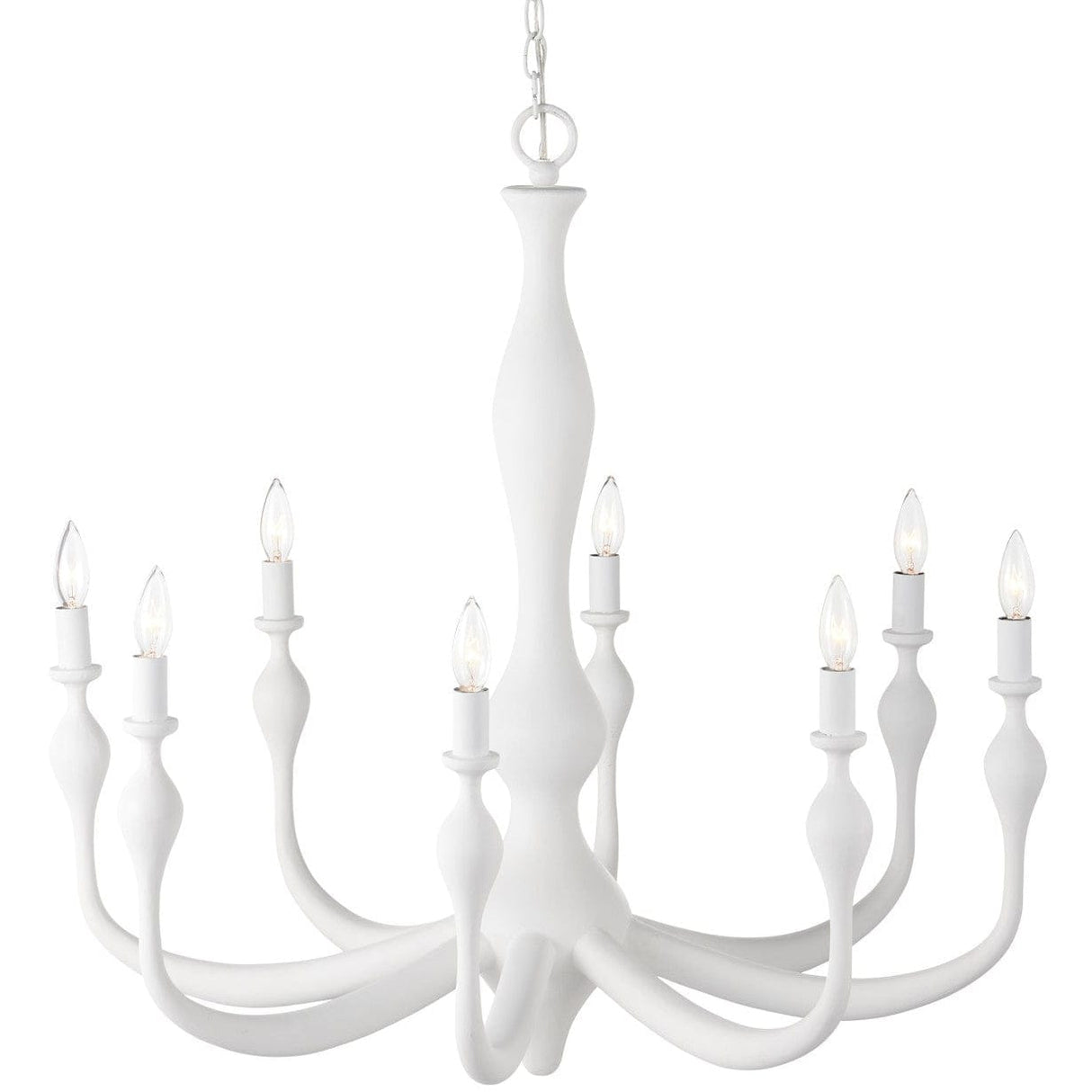 Ludwig White Chandelier Chandeliers 9000-1340