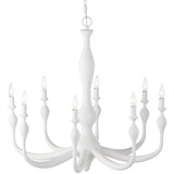Ludwig White Chandelier Chandeliers 9000-1340