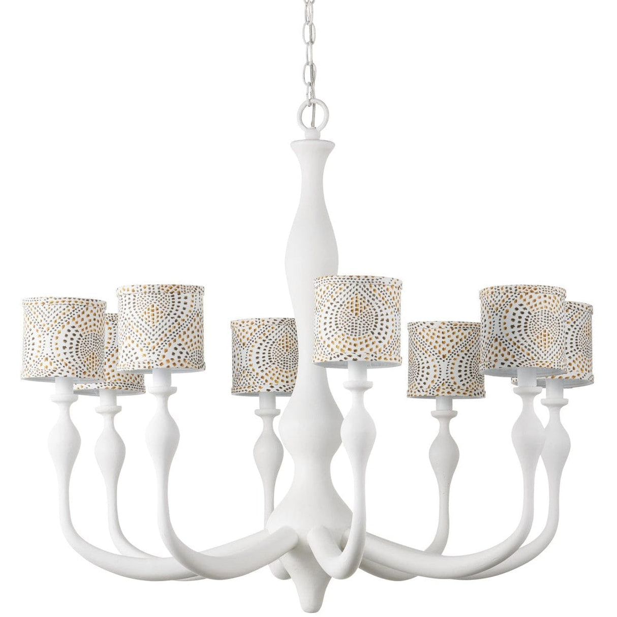 Ludwig White Chandelier Chandeliers 9000-1340