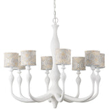 Ludwig White Chandelier Chandeliers 9000-1340