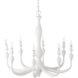 Ludwig White Chandelier Chandeliers 9000-1340