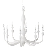 Ludwig White Chandelier Chandeliers 9000-1340