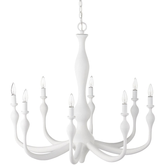 Ludwig White Chandelier Chandeliers 9000-1340