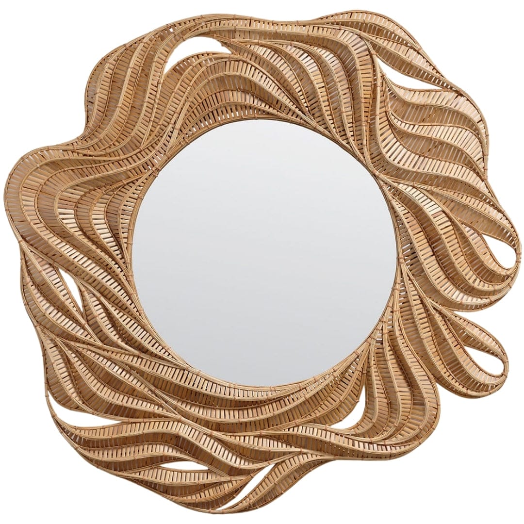 Luetta Round Mirror Round + Oval Mirrors MIRLUETTA0042NT