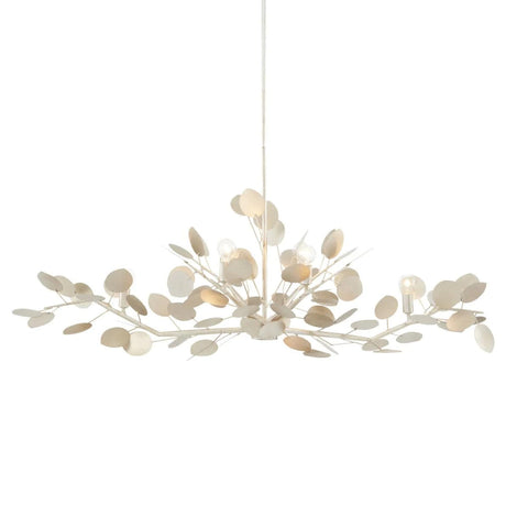 Lunaria Silver Oval Chandelier Chandeliers 9000-0816