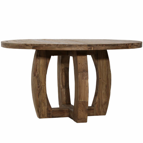 Lyndon Leigh Janie Round Outdoor Dining Table Dining Tables dovetail-DOV29030-NATL