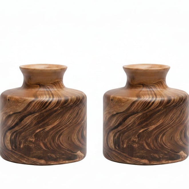 Rivka Vase Sets Decorative Objects OBJRIVKASMLTSTM2
