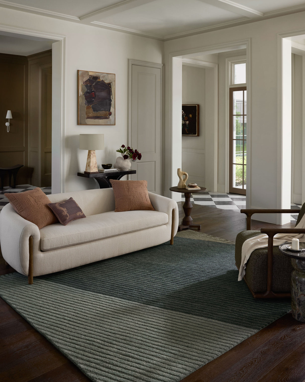 Madi Denim/Multi Rug Area Rugs