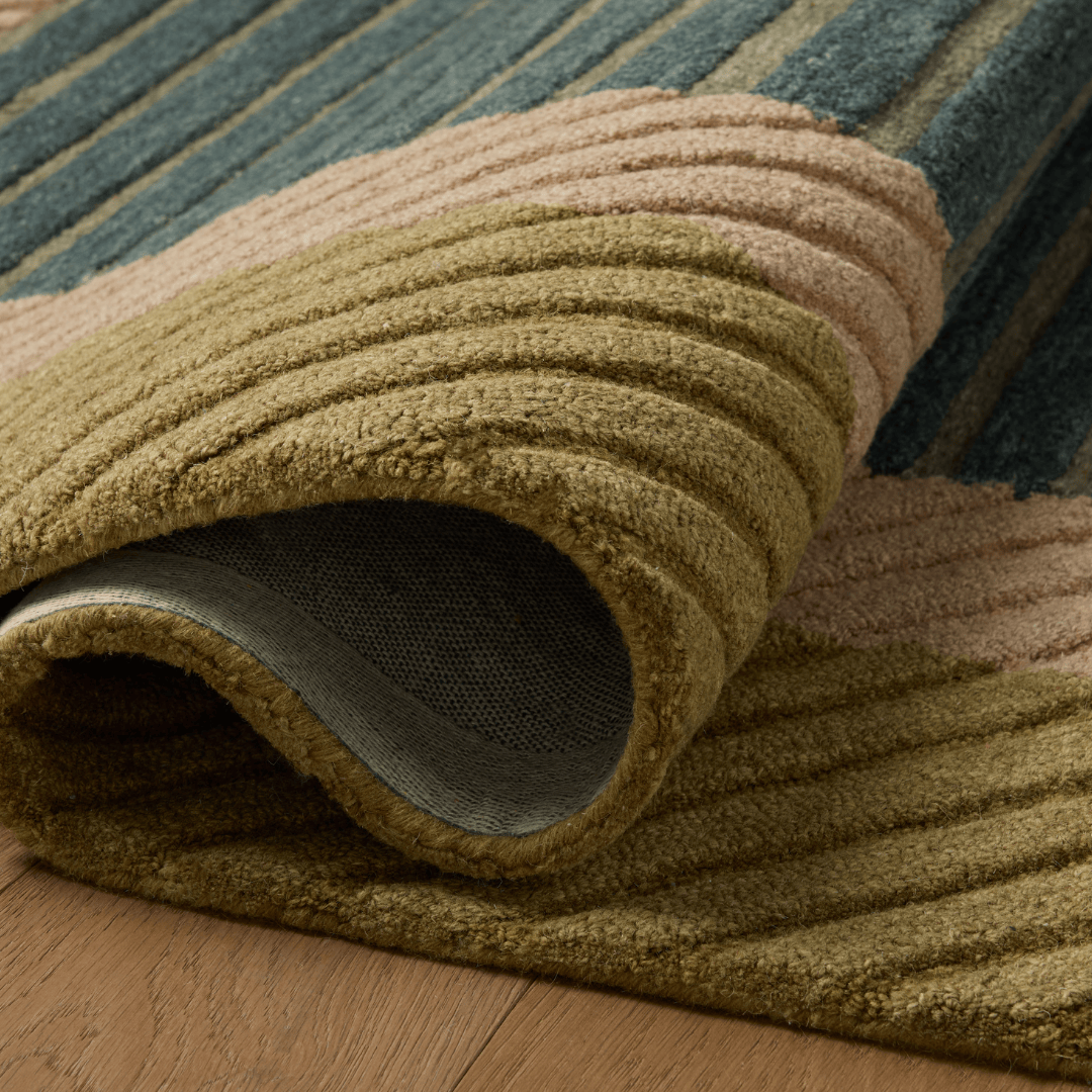 Green Multi Rug Madi Green/Multi Rug – Meadow Blu