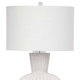 Madrid Ceramic Table Lamp - White Lamp 13-1274 844717028601