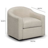 Maelie Swivel Chair Occasional + Accent Chairs