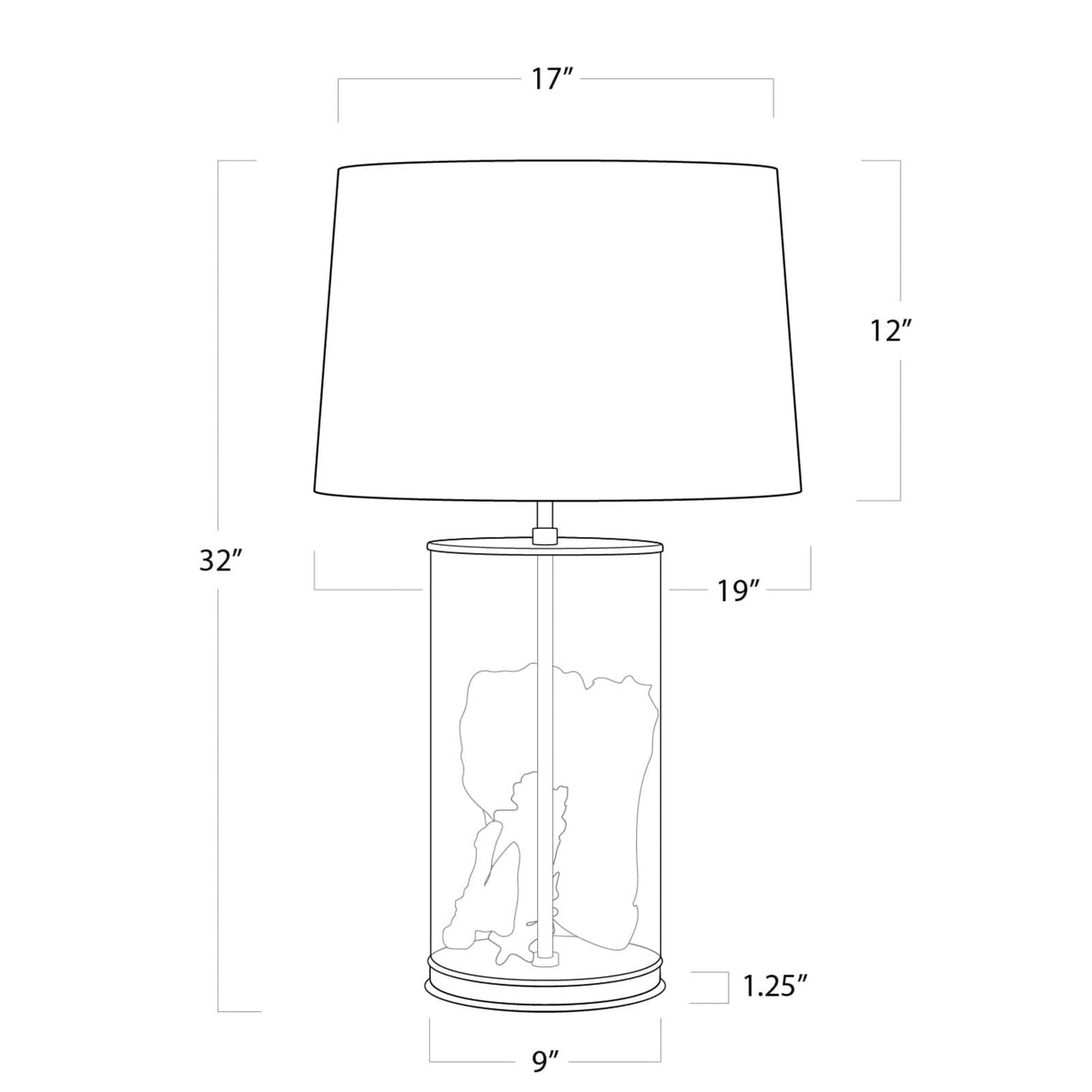 Magelian Glass Table Lamp Lamp