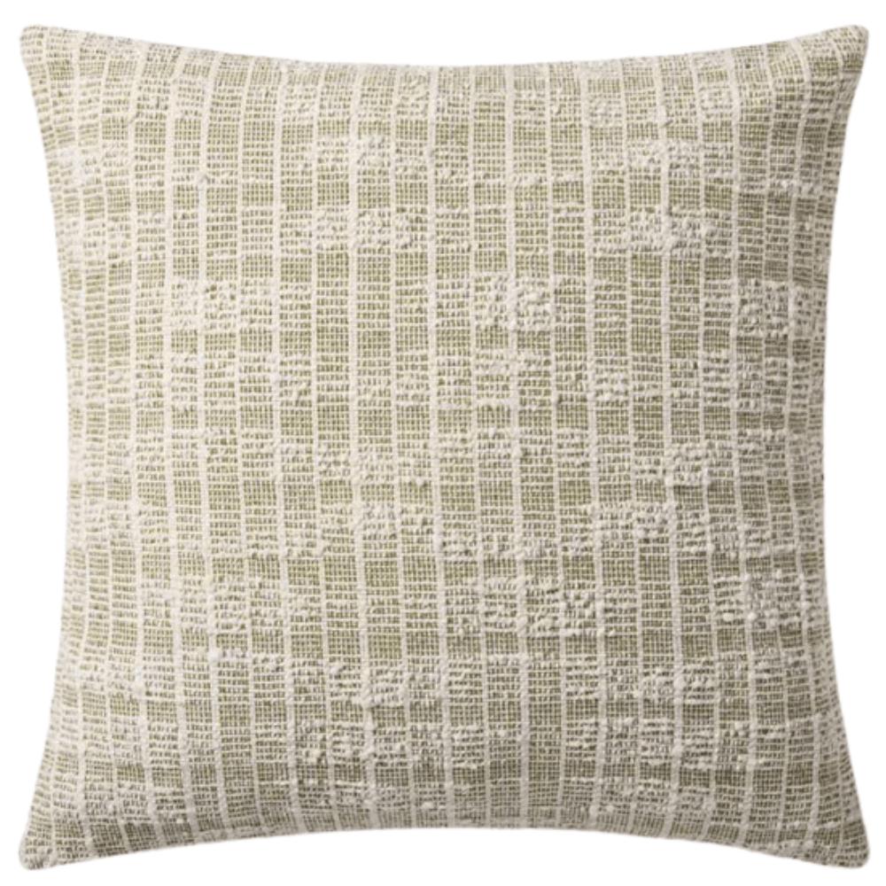 Magnolia Home by Joanna Gaines x Loloi Killian Pillow Pillows PSETPMH0065GRWHPIL3