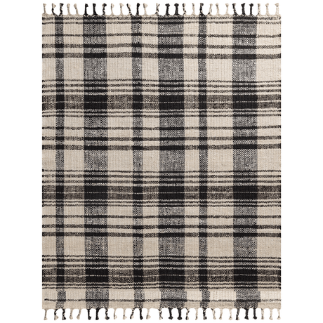 Magnolia Home by Joanna Gaines x Loloi Louie Rug - Ivory/Black Rugs LOUELOE-04IVBL2339