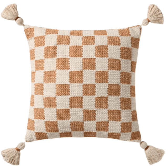 Magnolia Home by Joanna Gaines x Loloi Pillow - Rust/Ivory Pillows PSETPMH0066RUIVPIL1