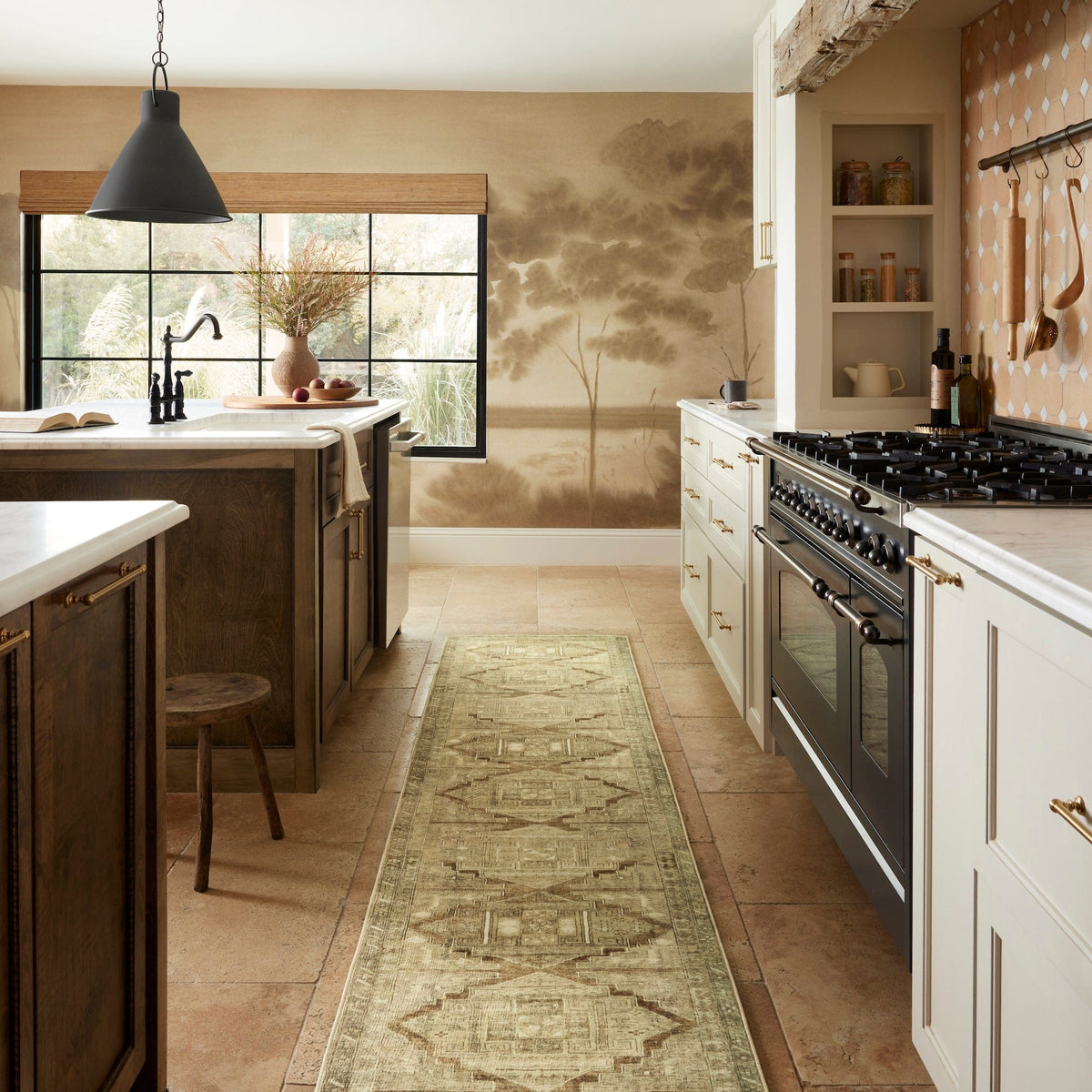 Sinclair Rugs Sinclair Rug - Khaki/Tobacco – Meadow Blu