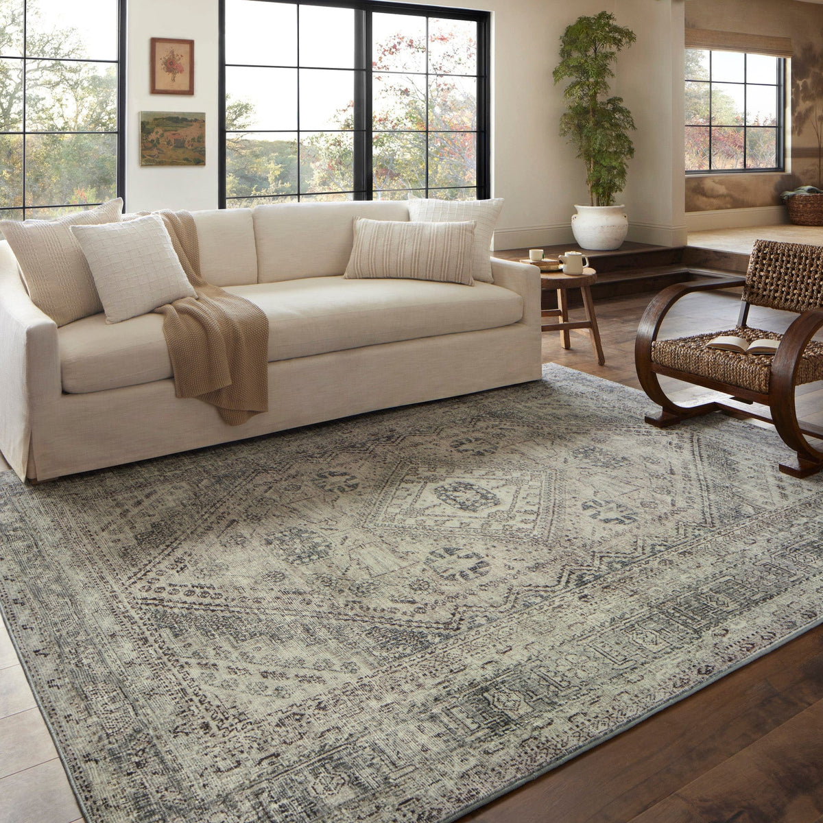 Sinclair Rugs Loloi Magnolia Home Sinclair Rug - Natural/Sage – Meadow Blu