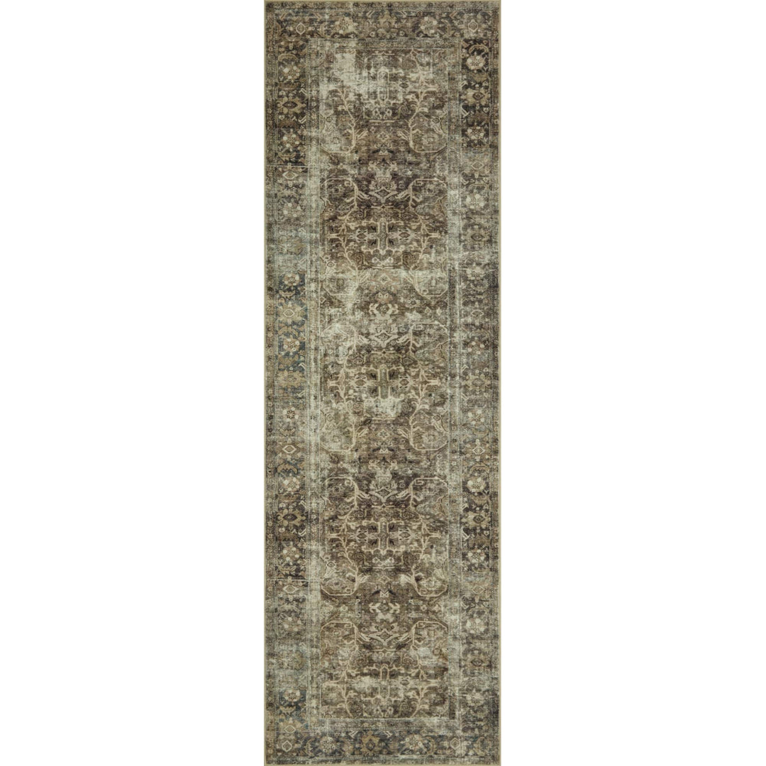 Magnolia Home by Joanna Gaines x Loloi Sinclair Machine Washable Natural / Sage Area Rug Rug Size: Rectangle 3'6 x 5'6