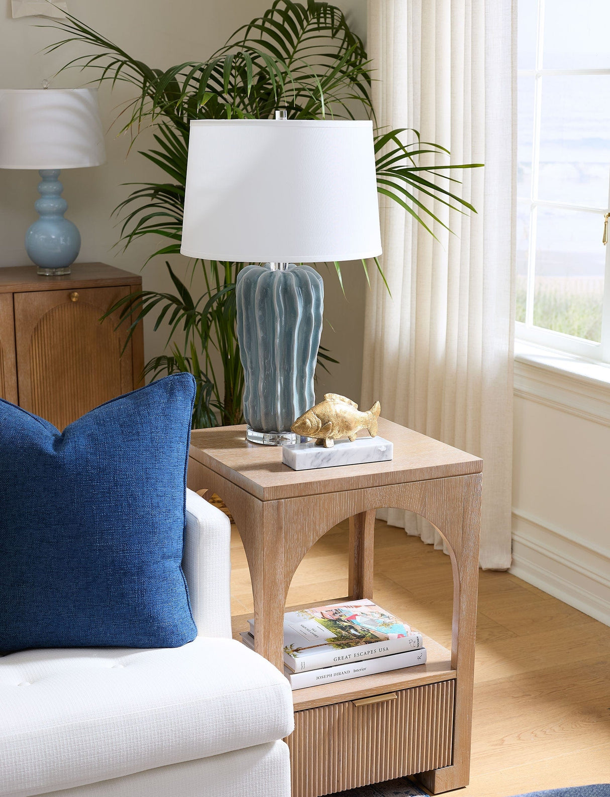 Malibu Lamp Table + Desk Lamps