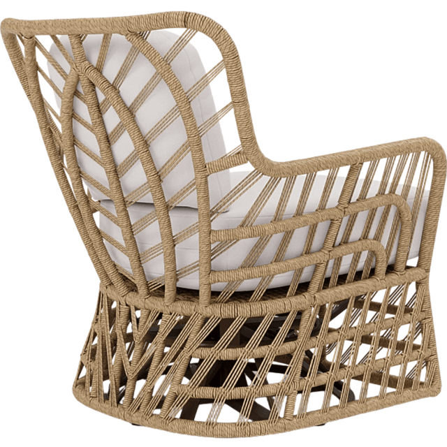 Malindi Outdoor Swivel Lounge Chair Outdoor Furniture FURMALILOSWNT-2ALWH