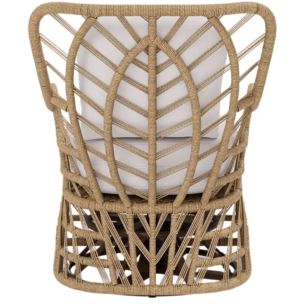 Malindi Outdoor Swivel Lounge Chair Outdoor Furniture FURMALILOSWNT-2ALWH