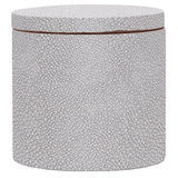 Manchester Bath Collection - Ash Gray Realistic Faux Shagreen Bath Accessory 01MANC-AG-CARD 8415971521119