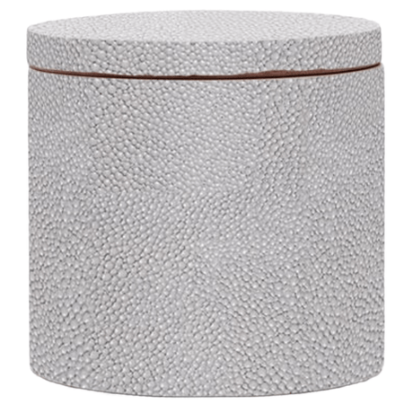 Manchester Bath Collection - Ash Gray Realistic Faux Shagreen Bath Accessory 01MANC-AG-CARD 8415971521119