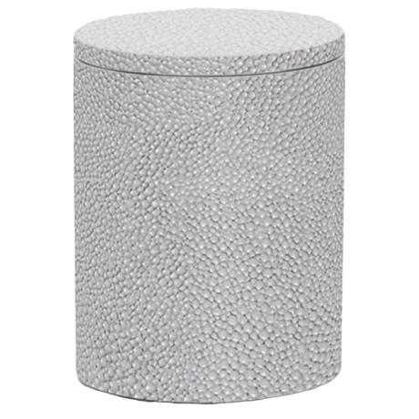 Manchester Bath Collection - Ash Gray Realistic Faux Shagreen Bath Accessory 01MANC-AG-NCRD 8415971521133