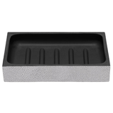 Manchester Bath Collection - Ash Gray Realistic Faux Shagreen Bath Accessory 01MANC-AG-SDRS 8415971521140