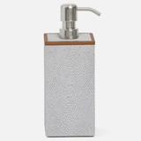 Manchester Bath Collection - Ash Gray Realistic Faux Shagreen Bath Accessory 01MANC-AG-SPXL 8415971527739