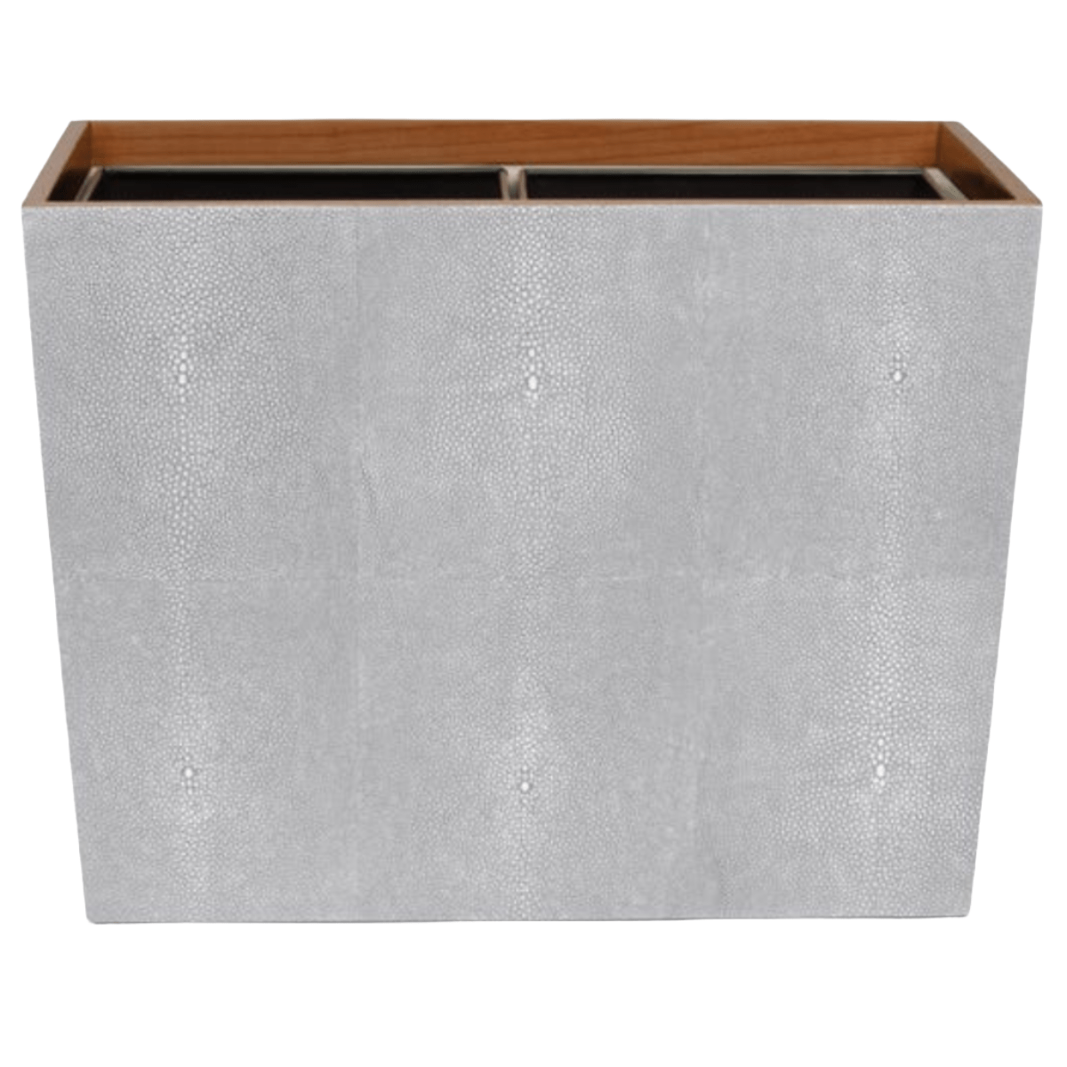 Manchester Bath Collection - Ash Gray Realistic Faux Shagreen Bath Accessory 01MANC-AG-WBDBRT 8415971526084