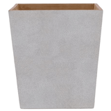 Manchester Bath Collection - Ash Gray Realistic Faux Shagreen Bath Accessory 01MANC-AG-WBRT 8415971521188