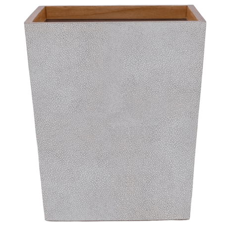 Manchester Bath Collection - Ash Gray Realistic Faux Shagreen Bath Accessory 01MANC-AG-WBST 8415971521201