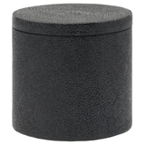 Manchester Bath Collection - Black Realistic Faux Shagreen Bath Accessory 01MANC-BL-CARD 8415971607783