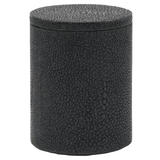 Manchester Bath Collection - Black Realistic Faux Shagreen Bath Accessory 01MANC-BL-NCRD 8415971607806