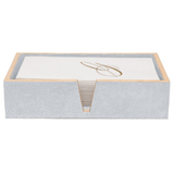 Manchester Bath Collection - Cloud Gray Realistic Faux Shagreen Bath Accessory 01MANC-CG-HTTR 8415971521355