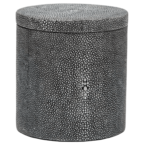 Manchester Bath Collection - Cool Gray Realistic Faux Shagreen Bath Accessory 01MANC-GY-CARD 8415971504938