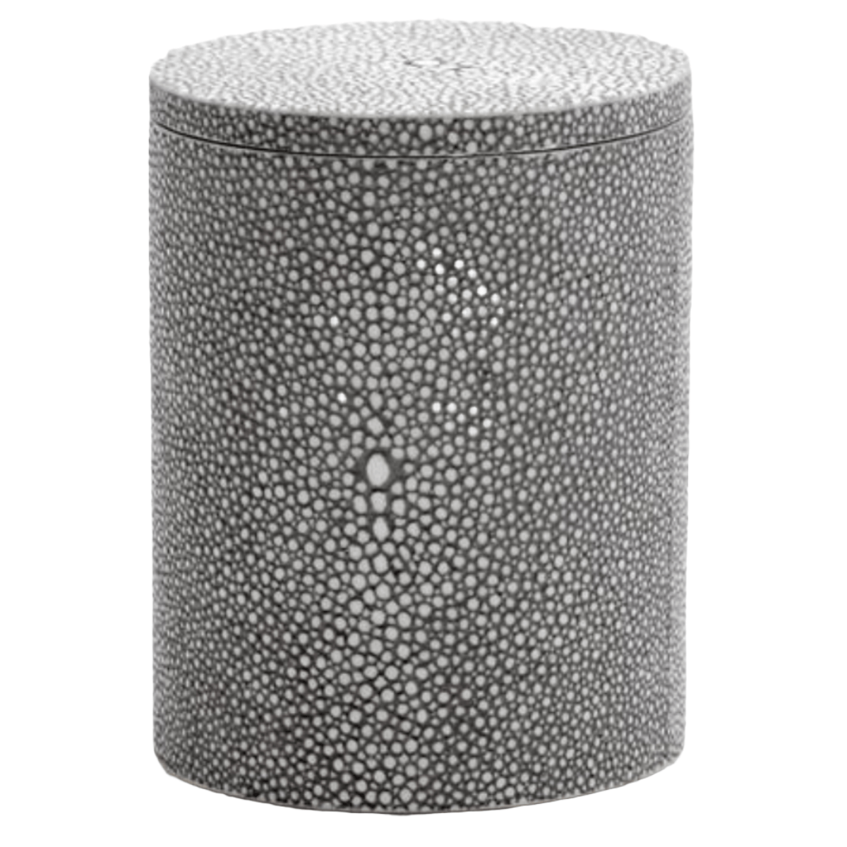 Manchester Bath Collection - Cool Gray Realistic Faux Shagreen Bath Accessory 01MANC-GY-NCRD 8415971519215