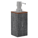 Manchester Bath Collection - Cool Gray Realistic Faux Shagreen Bath Accessory 01MANC-GY-SPSS 8415971504952