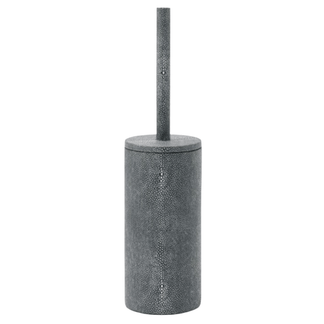 Manchester Bath Collection - Cool Gray Realistic Faux Shagreen Bath Accessory 01MANC-GY-TBHRD